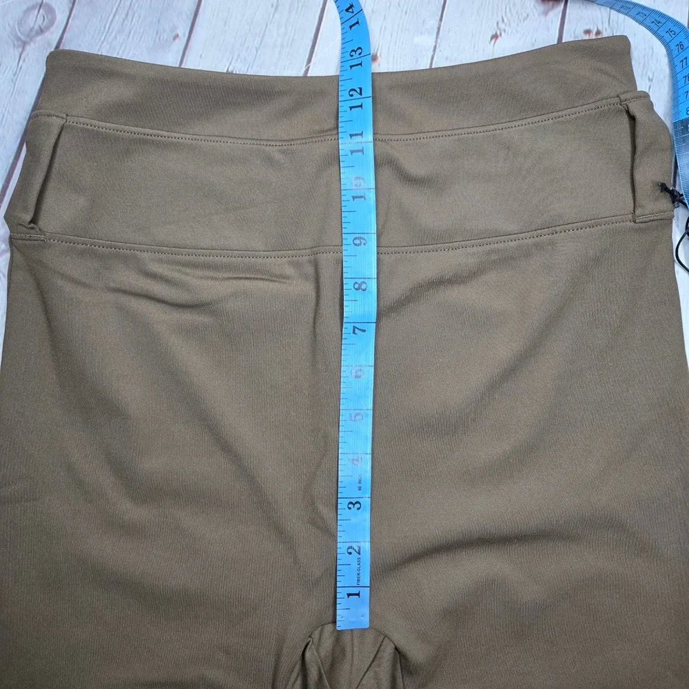 Girlfriend‎ Collective High Rise Compression Leggings Deep Earth Brown Large NWT